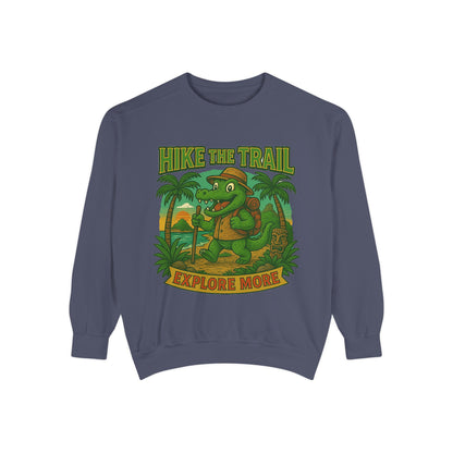 Hike the Trail Explore More Hiking Women's Premium Crewneck Sweatshirt