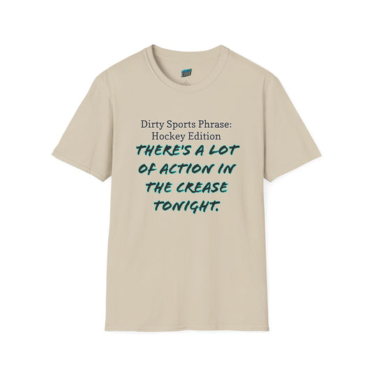 Dirty Sports Phrase... Hockey Humor Men's Basic T-Shirt