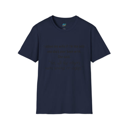 Wife Joke Dad Joke Humor Men's Basic T-Shirt