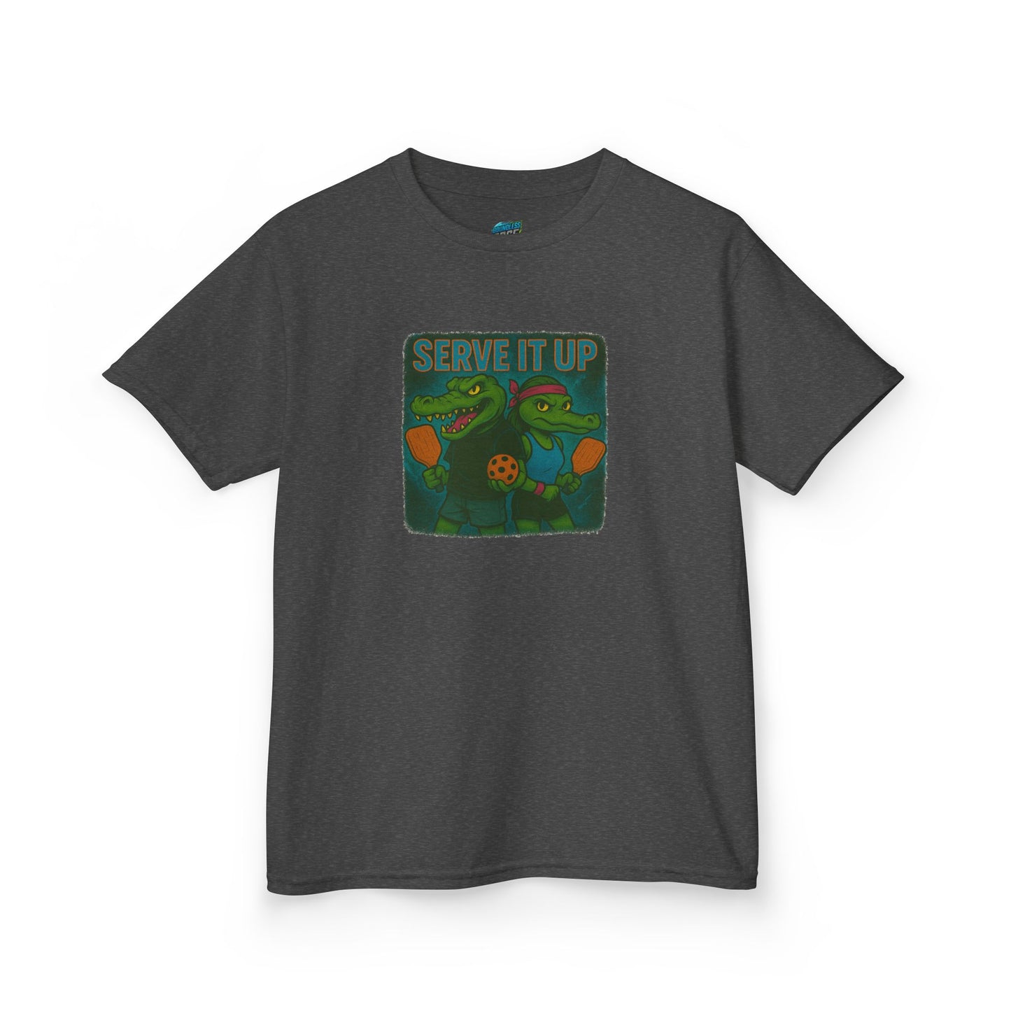 Serve it up Gator Pickleball Boys' Heavy Cotton T-Shirt