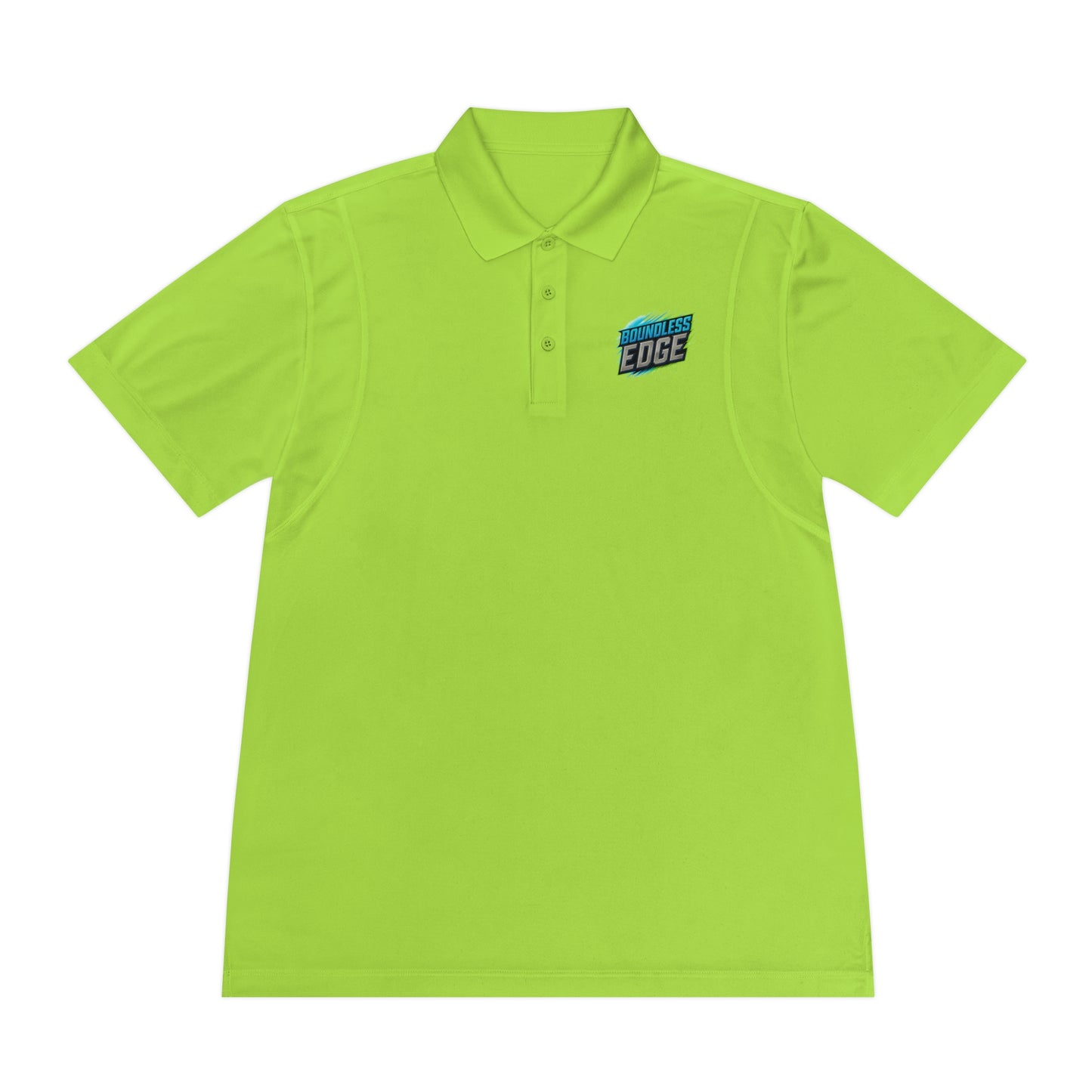 Boundless Edge Disc Golf Men's Sport Polo Premium T-Shirt
