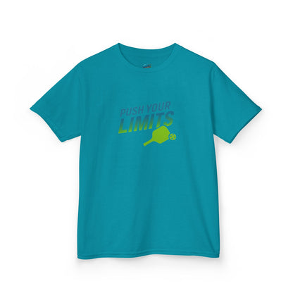 Push Your Limits Pickleball Girls' Heavy Cotton T-Shirt