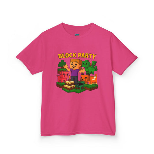 Block Party Playing with Danger Girls' Heavy Cotton T-Shirt