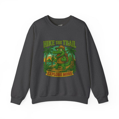 Hike the Trail Explore More Hiking Women's Basic Crewneck Sweatshirt