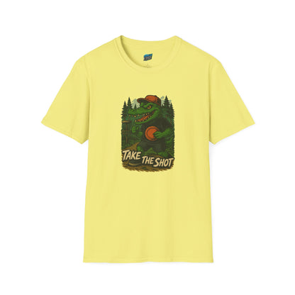 Take the Shot Disc Golf Gator Women's Basic T-Shirt