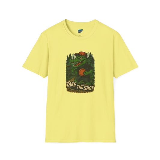 Take the Shot Disc Golf Gator Women's Basic T-Shirt