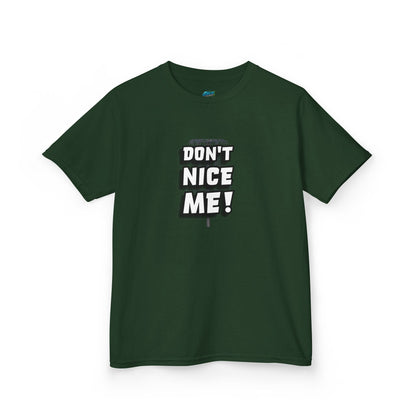 Don't Nice Me! Disc Golf Humor Girls' Heavy Cotton T-Shirt