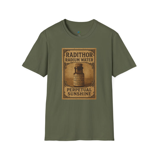 Radithor Ad Humor Vintage Men's Basic T-Shirt
