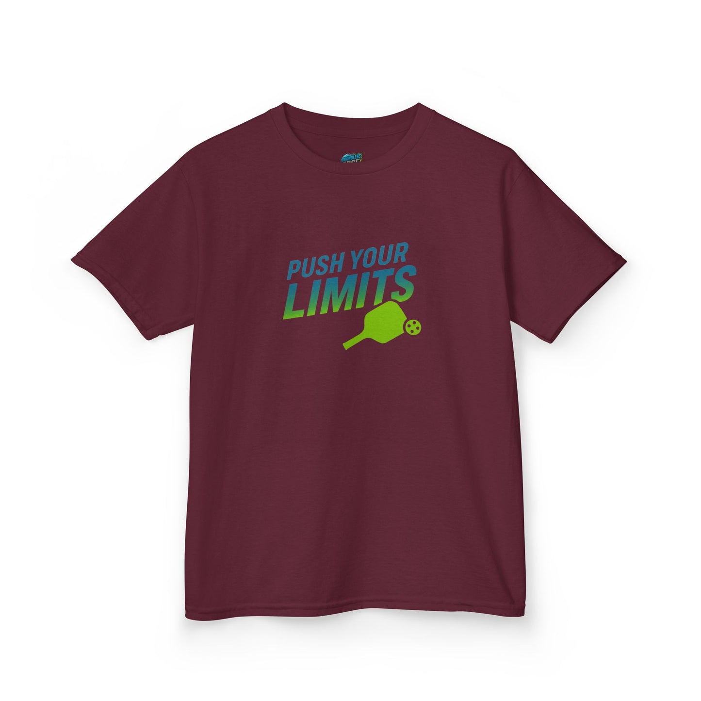Push Your Limits Pickleball Girls' Heavy Cotton T-Shirt