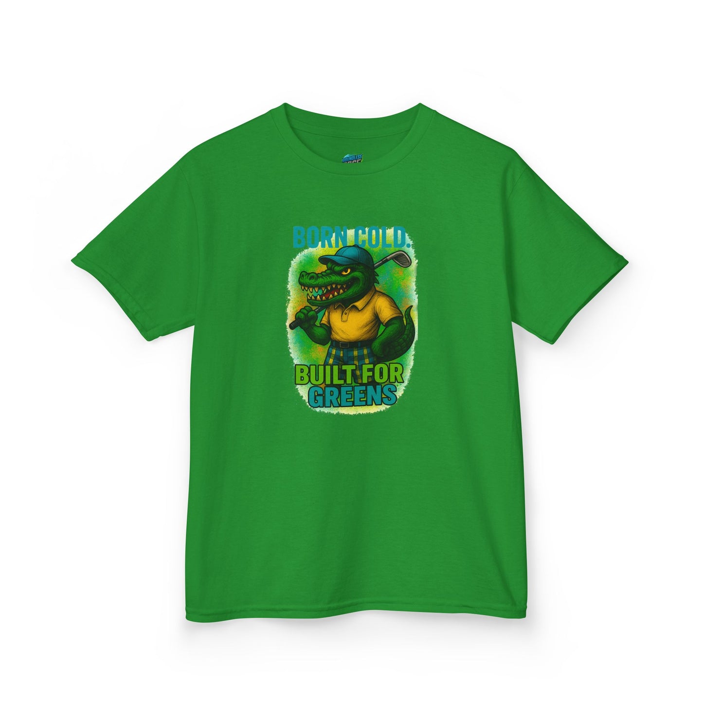Born Cold. Built For Greens. Gator Golf Boys' Heavy Cotton T-Shirt