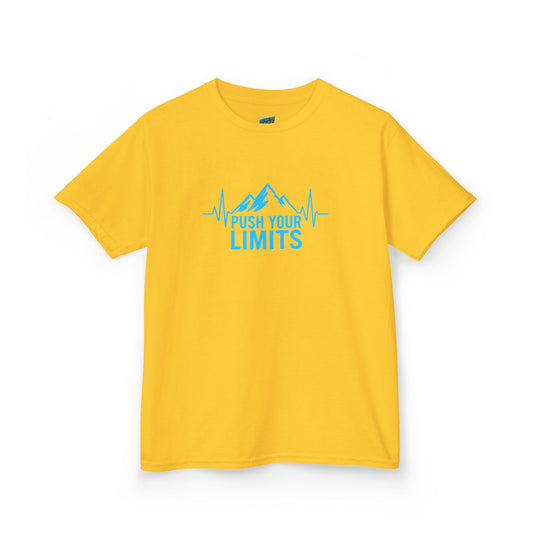 Push Your Limits Hiking Girls' Heavy Cotton T-Shirt