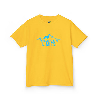 Push Your Limits Hiking Boys' Heavy Cotton T-Shirt