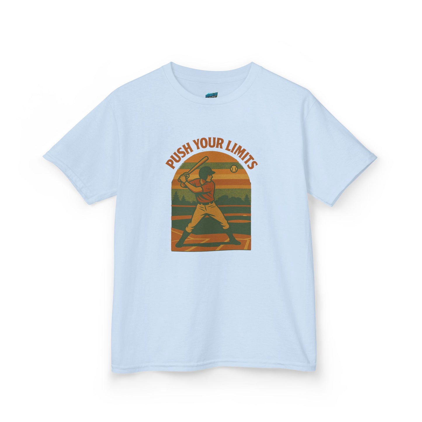 Push Your Limits Baseball Classic Boys' Heavy Cotton T-Shirt