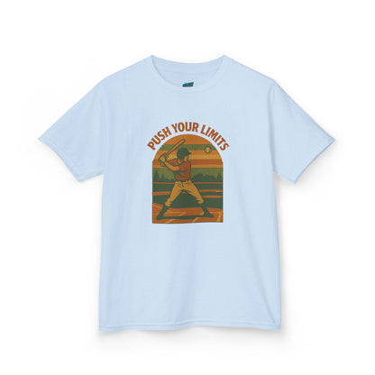Push Your Limits Baseball Classic Boys' Heavy Cotton T-Shirt
