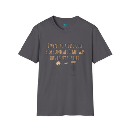 A Lousy T-Shirt Disc Golf Humor Men's Basic T-Shirt