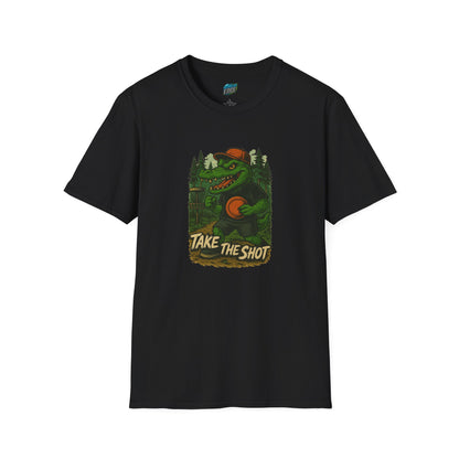 Take the Shot Disc Golf Gator Women's Basic T-Shirt