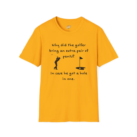 Hole in One Golf Humor Men's Basic T-Shirt