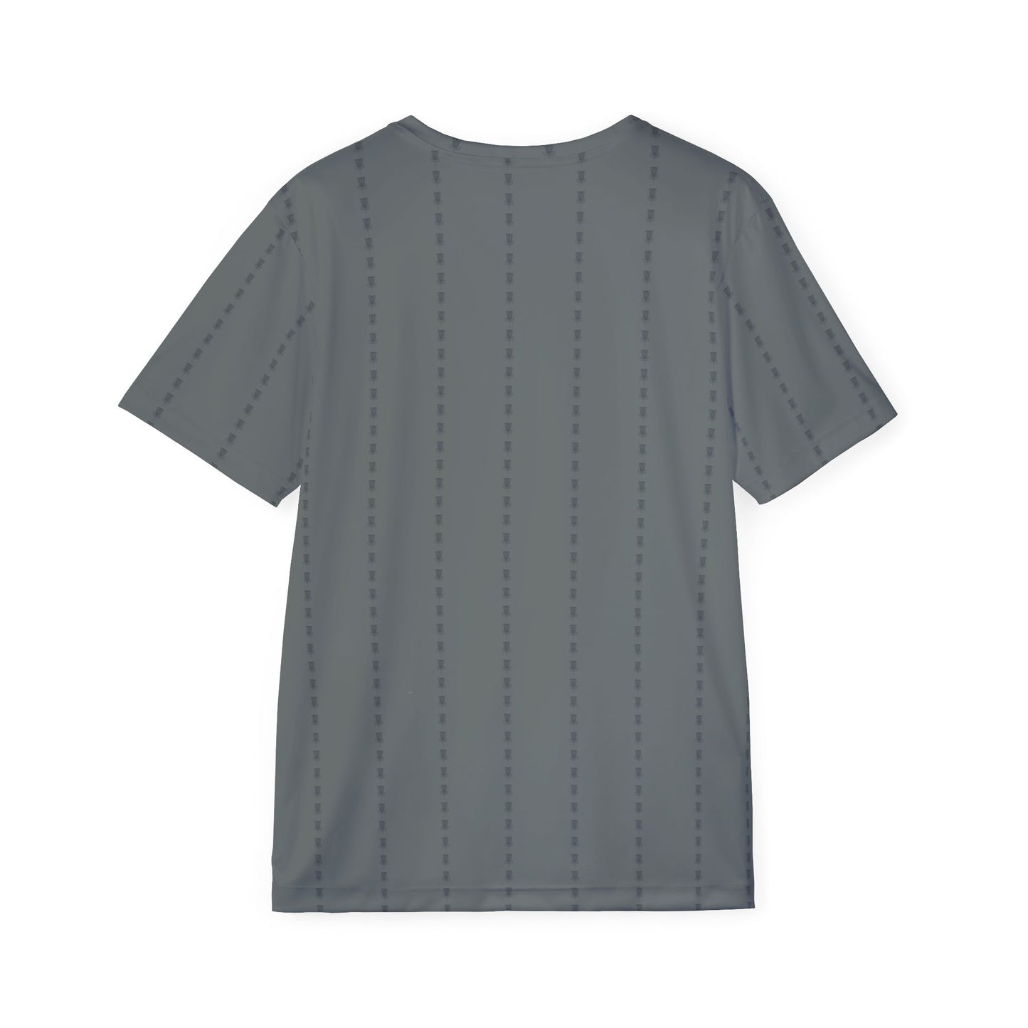 Disc Golf Basket Pinstripes Boundless Edge Men's Jersey Premium T-Shirt