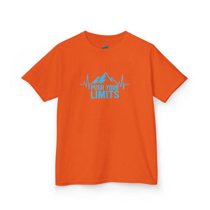Push Your Limits Hiking Boys' Heavy Cotton T-Shirt