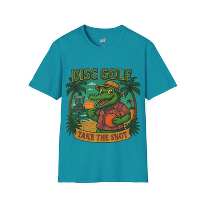 Gator Vibes Disc Golf Edition Men's Basic T-Shirt (Take the Shot)