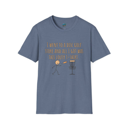 A Lousy T-Shirt Disc Golf Humor Men's Basic T-Shirt