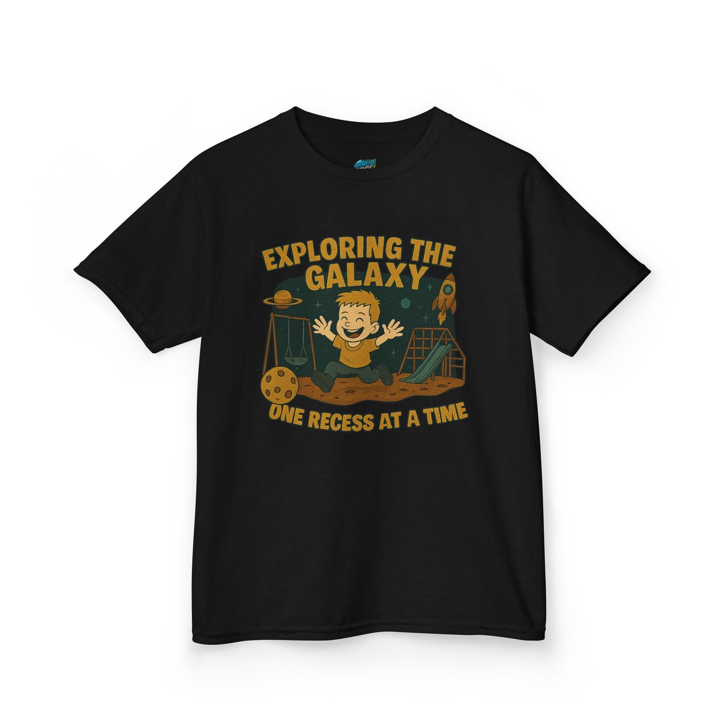 Exploring the Galaxy... Playing with Danger Boys' Heavy Cotton T-Shirt