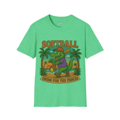 Gator Vibes Softball Edition Women's Basic T-Shirt (Swing for the Fences)