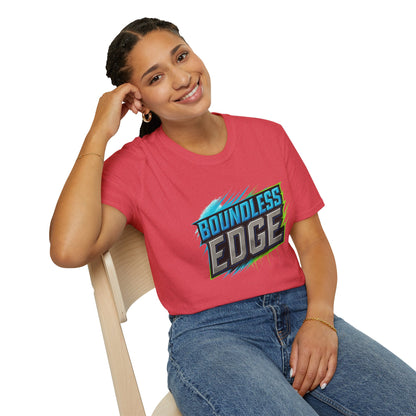 Boundless Edge Logo Tee – Everyday Edition Women's Basic T-Shirt (Heather Red Only)