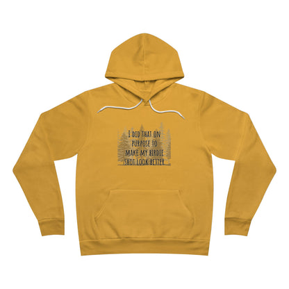 I Did That On Purpose... Disc Golf Humor Men's Premium Sponge Fleece Hoodie Sweatshirt