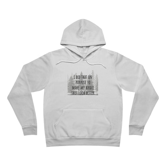 I Did That On Purpose... Disc Golf Humor Women's Premium Sponge Fleece Hoodie