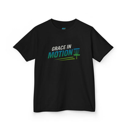 Grace in Motion Disc Golf Girls' Heavy Cotton T-Shirt