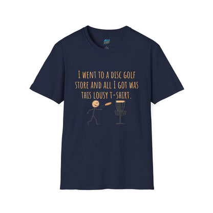 A Lousy T-Shirt Disc Golf Humor Men's Basic T-Shirt
