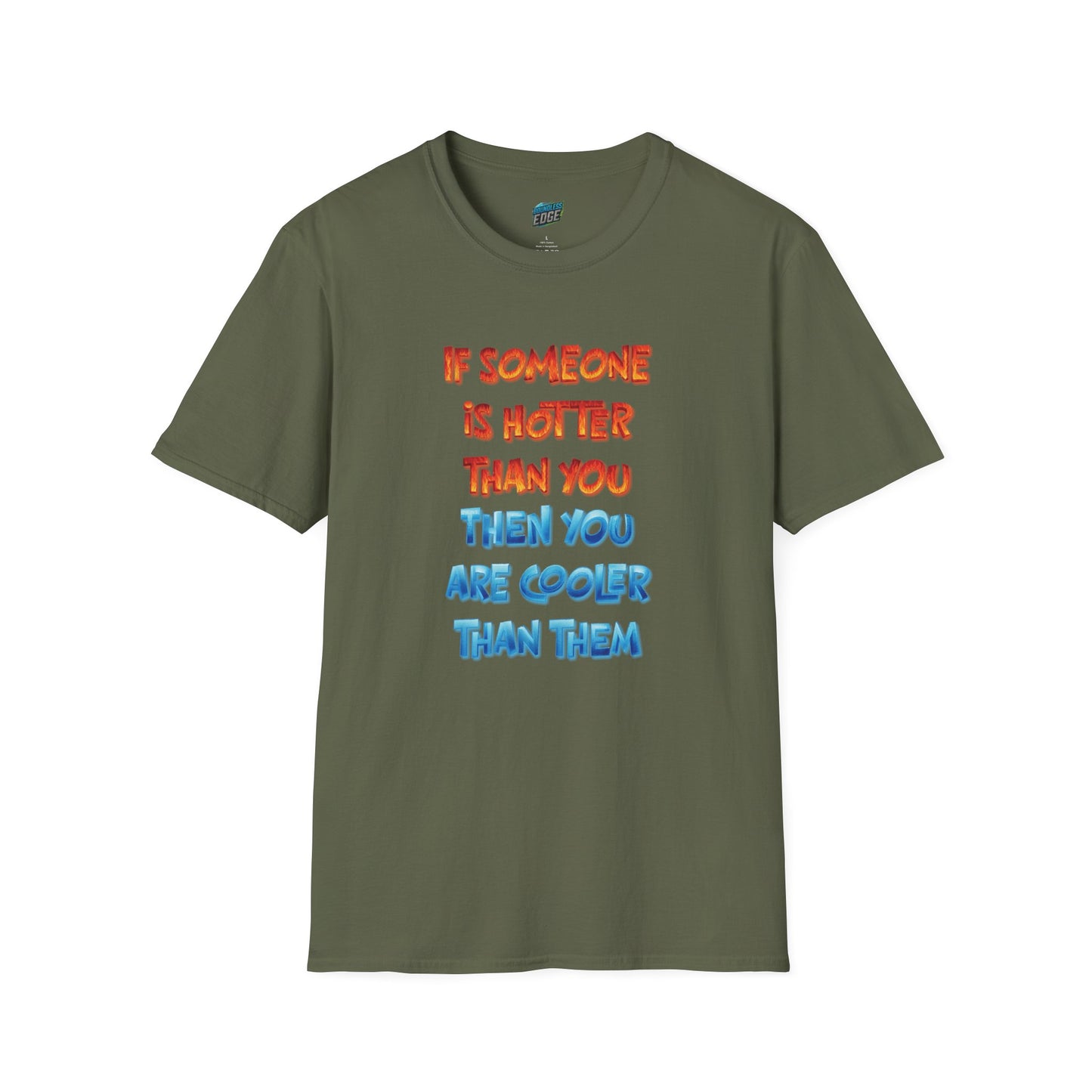 If Somone Is Hotter Than You... Humor Dad Joke Men's Basic T-Shirt