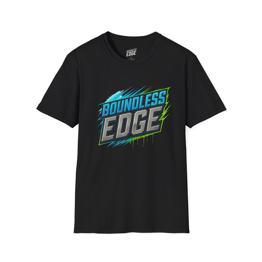 Boundless Edge Logo Tee – Everyday Edition Men's Basic T-Shirt (Black Only)
