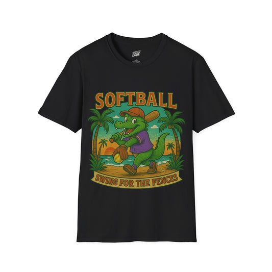 Gator Vibes Softball Edition Women's Basic T-Shirt (Swing for the Fences)