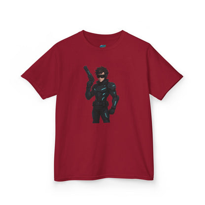 Cyber Agent Anime Boys' Heavy Cotton T-Shirt