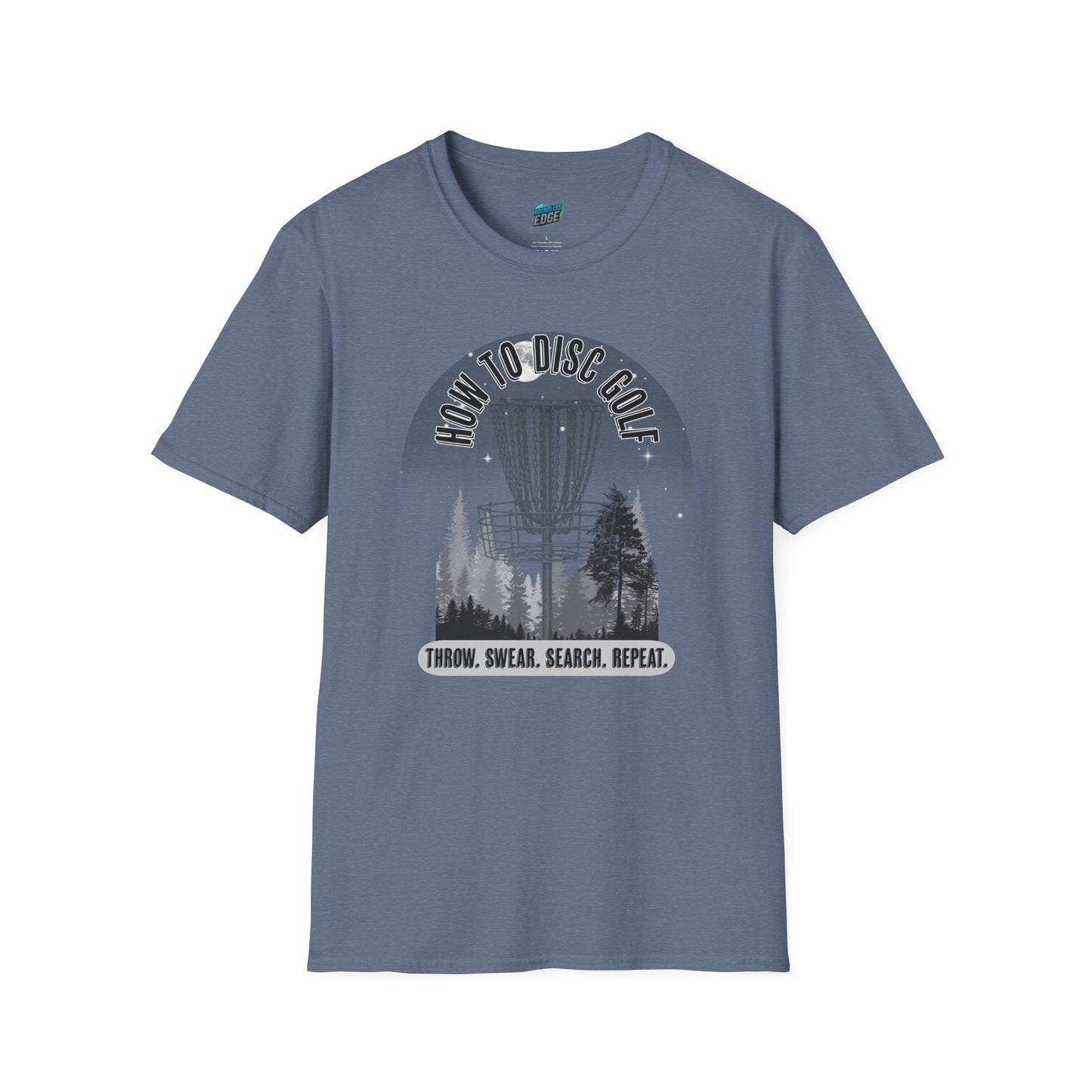 How to Disc Golf Humor Men's Basic Softstyle T-Shirt