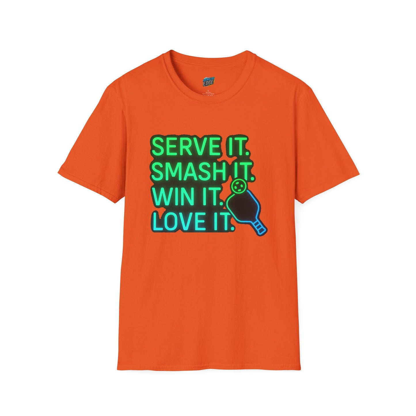 Serve it. Smash it. Win it. Love it. Pickleball Men's Basic T-Shirt
