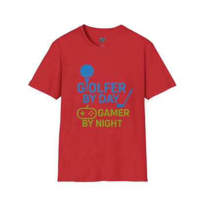 Golfer by Day, Gamer by Night Men's Basic T-Shirt