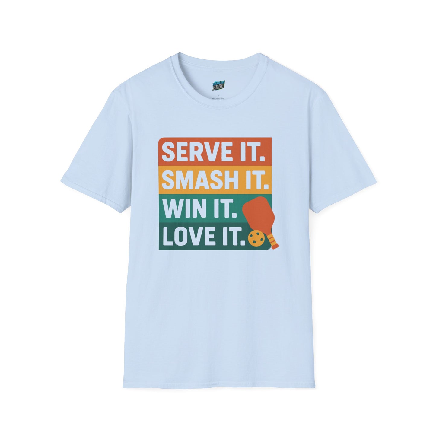 Serve it. Smash it. Win it. Love it. Pickleball Men's Basic T-Shirt