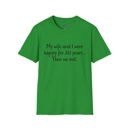 Wife Joke Dad Joke Humor Men's Basic T-Shirt