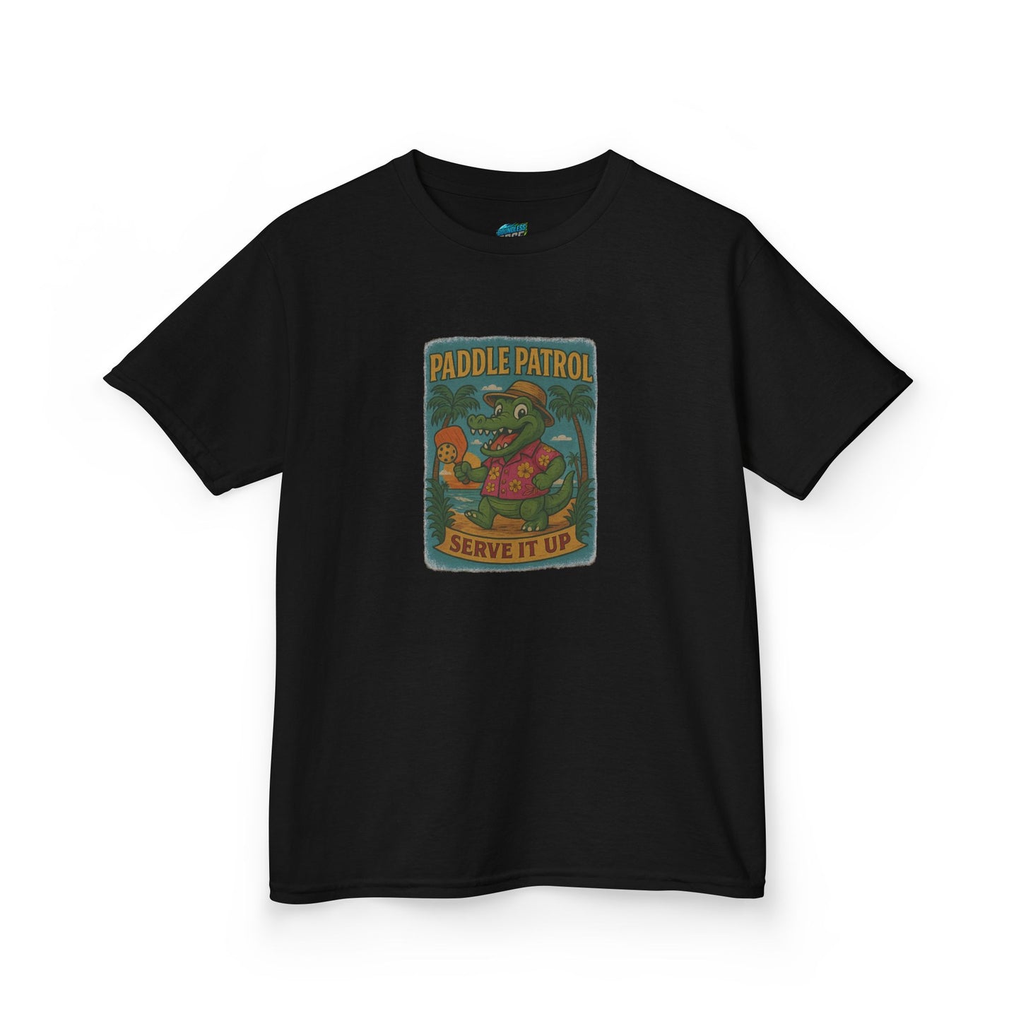 Paddle Patrol Gator Pickleball Girls' Heavy Cotton T-Shirt