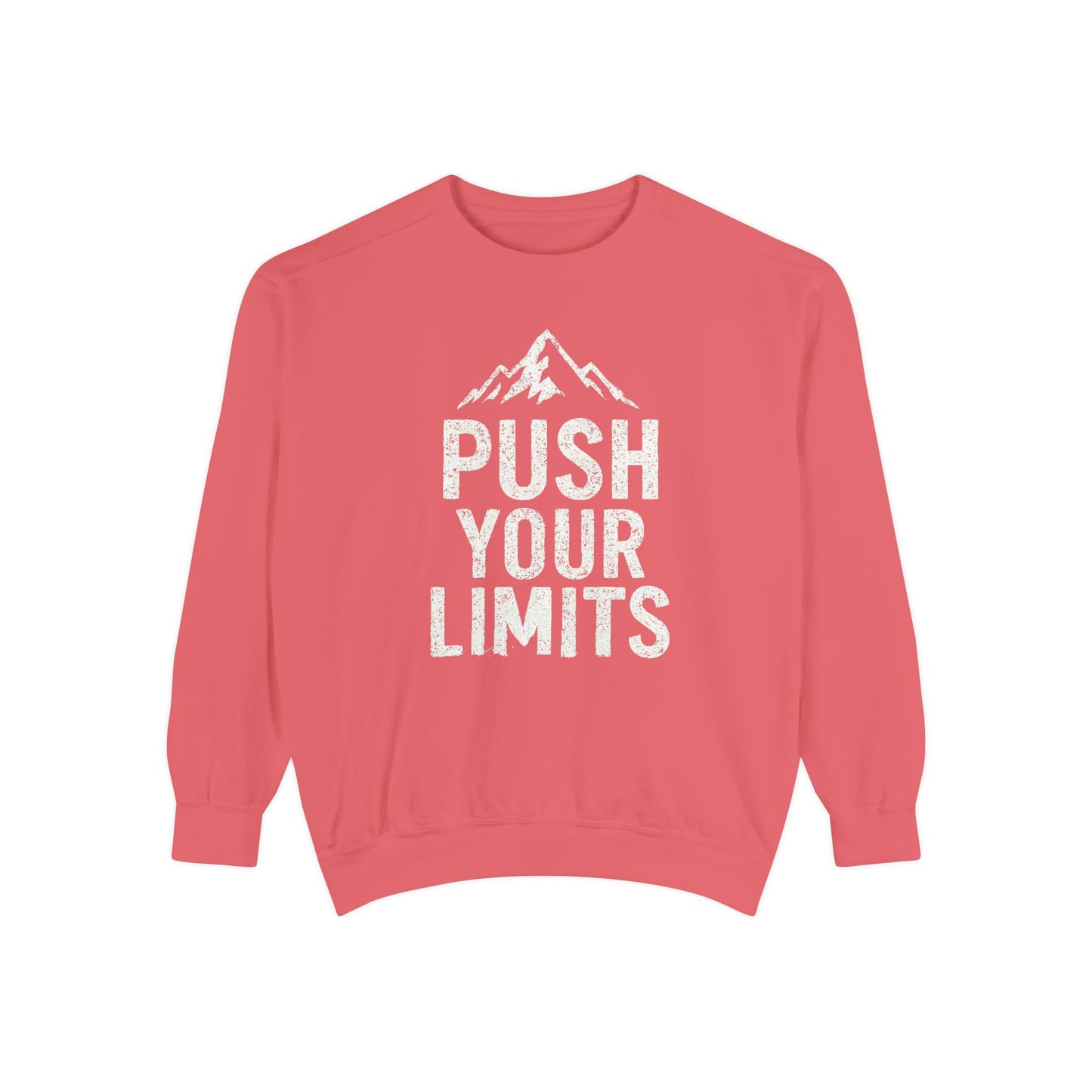 Push Your Limits Vintage Wash Women's Premium Crewneck Sweatshirt