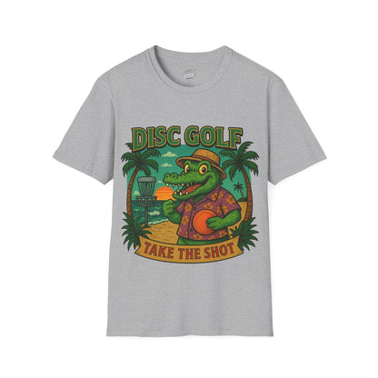 Gator Vibes Disc Golf Edition Men's Basic T-Shirt (Take the Shot)