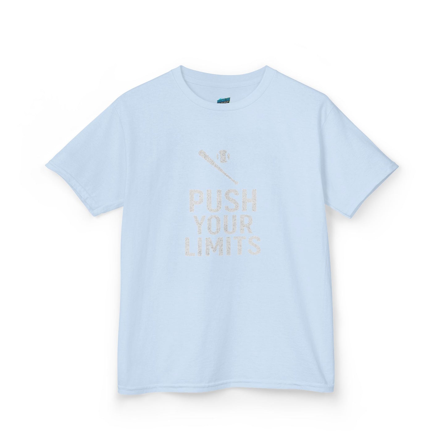 Push Your Limits Baseball Boys' Heavy Cotton T-Shirt