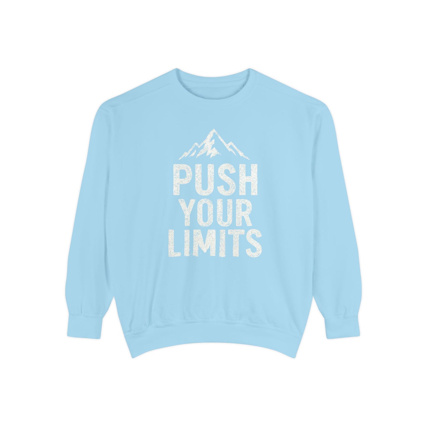 Push Your Limits Vintage Wash Women's Premium Crewneck Sweatshirt