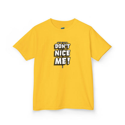 Don't Nice Me! Disc Golf Humor Girls' Heavy Cotton T-Shirt