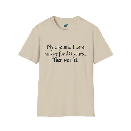 Wife Joke Dad Joke Humor Men's Basic T-Shirt