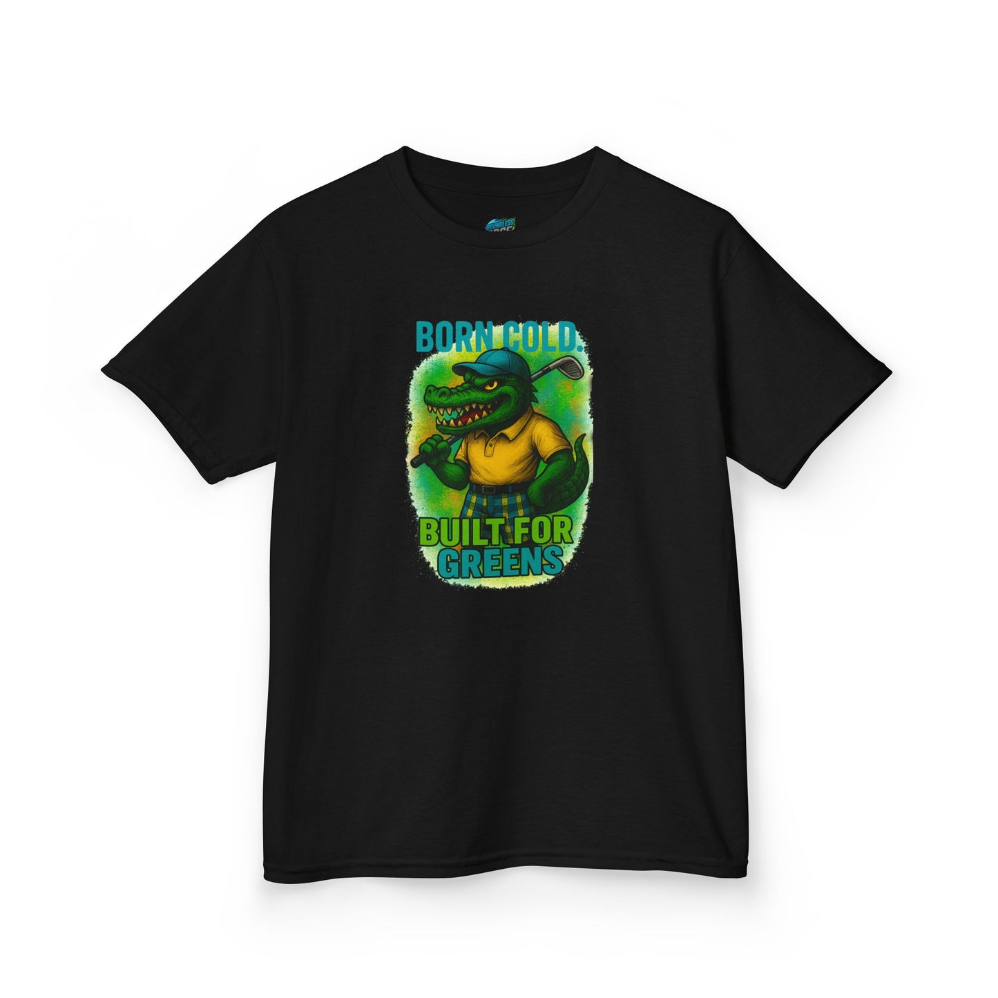 Born Cold. Built For Greens. Gator Golf Boys' Heavy Cotton T-Shirt