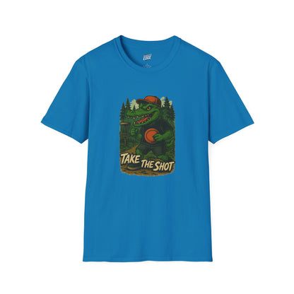 Take the Shot Disc Golf Gator Men's Basic T-Shirt